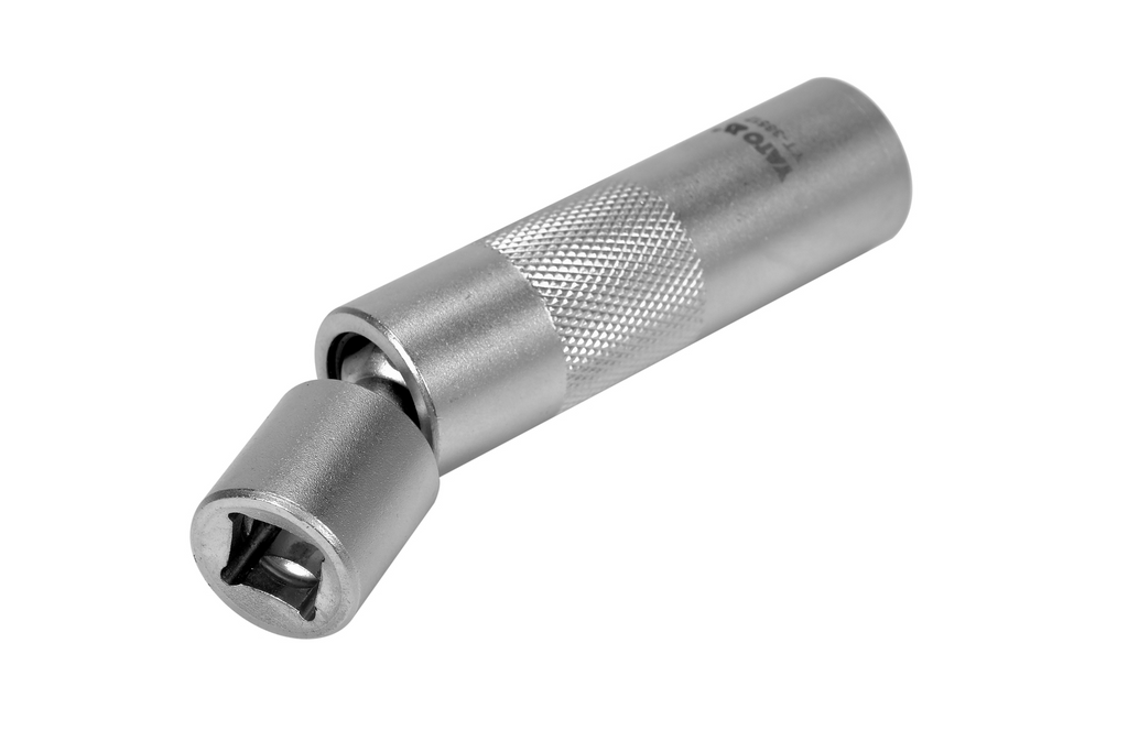 Cheie tubulară pentru bujii YATO YT-38517 cu pereți subțiri și articulație de 16 mm și 3/8″