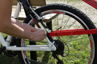 Trail Angel - cârlig de remorcare pentru bicicletă de copil - roșu