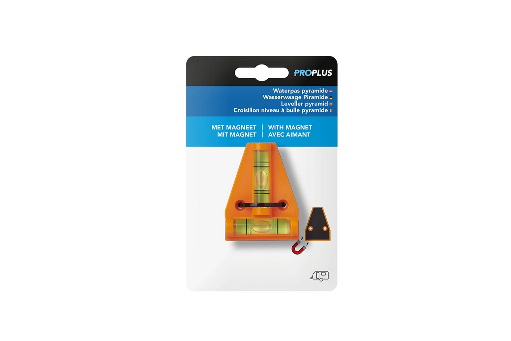 Nivelă în cruce ProPlus 341215 cu magnet, nivelă tip T, 58x43,6 mm