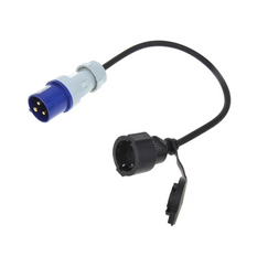 Adaptor cu ștecher CEE și priză Schuko 16A 230V cu contact de protecție ProPlus 373530 cablu 40cm
