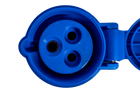 Priză electrică MANTES 2P+Z, priză portabilă 16A 230V cu clapetă