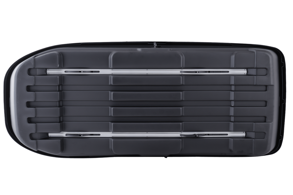 Cutie de portbagaj Inter Pack Monsun M, negru mat