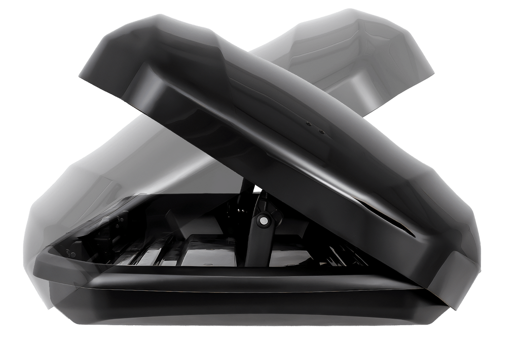 Cutie de portbagaj Inter Pack Skugga L 660, negru lucios