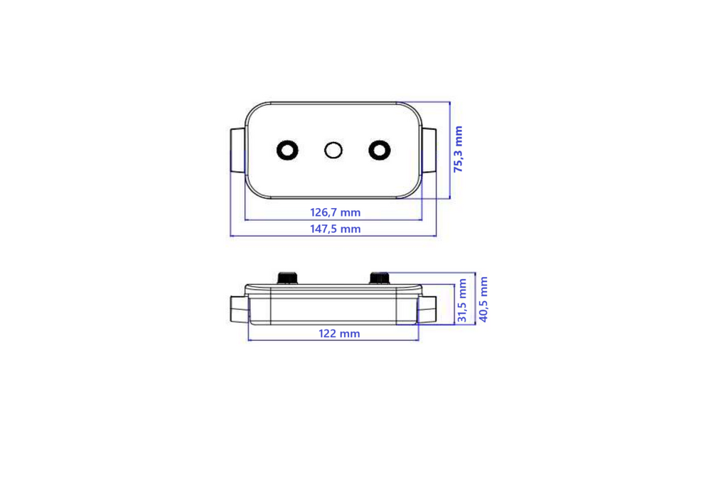 Cutie electrică KAMAR E4030 cu 12 poli