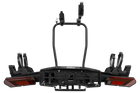 Inter Pack Velox 2 LED - suport de biciclete pliabil pentru cârligul de remorcare pentru 2 biciclete cu lumini LED (negru)