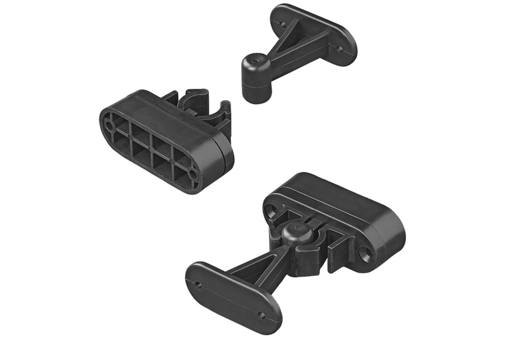 Zăvor de ușă pentru rulote și autorulote ProPlus 362622V02BK, mâner negru cu arc pentru fixarea ușii