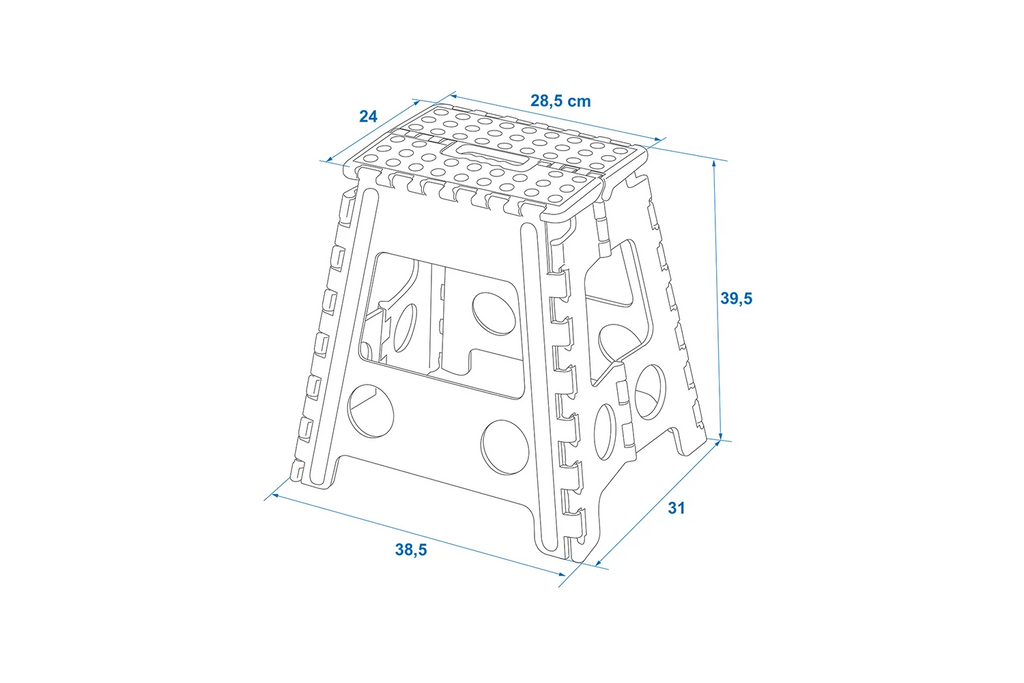 ProPlus 770826 scaun remorcă pliabil cu platformă 120 kg