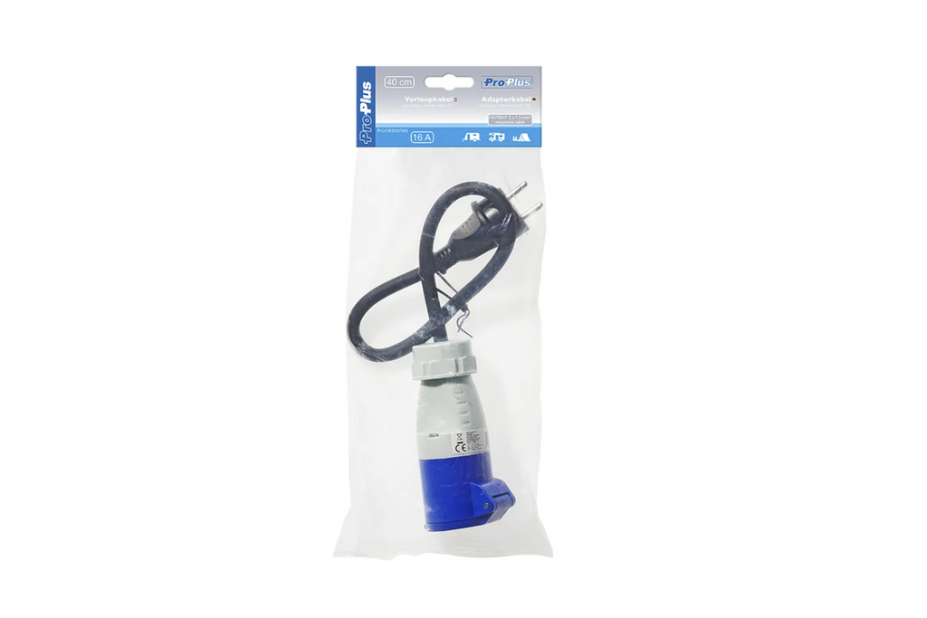 Adaptor cu ștecher Schuko și priză CEE 16A 230V ProPlus 373526 cablu 40cm