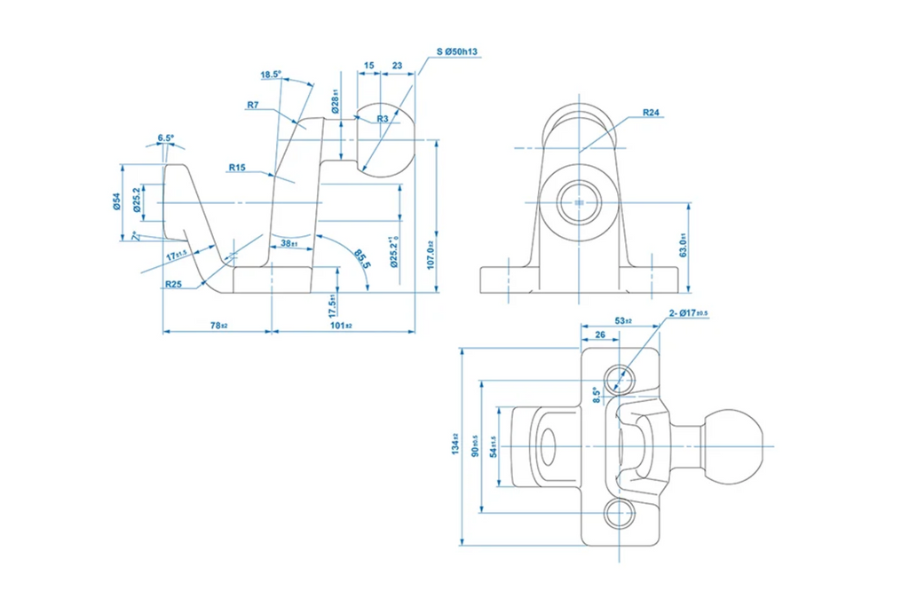 Cârlig de remorcare cu sferă și funcție dublă ProPlus 341216V01, 50 mm, 3500 kg