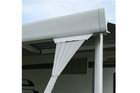 Set de două chingi de protecție împotriva furtunilor ProPlus 361729 atașate la o șină de copertină de 2x4,8 m