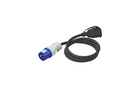 Adaptor cu ștecher și priză CEE cu contact de protecție 16A 230V ProPlus 373530DE cablu 150cm