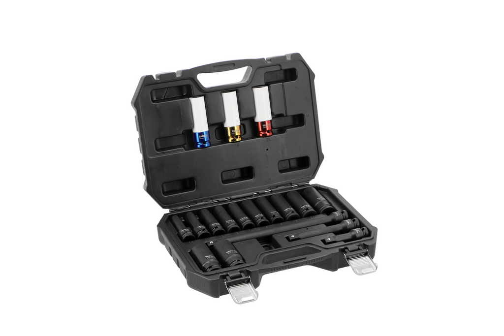 YATO YT-10566 Set chei tubulare de impact de 1/2″, 18 piese
