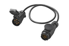 Cablu adaptor ProPlus pentru mufă de cuplare remorcă 13/7 PIN 80cm