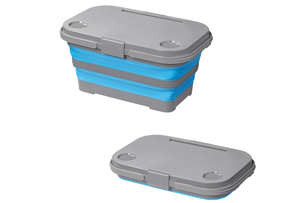 Coș de picnic cu capac ProPlus 370315 coș pliabil cu funcție de masă 20L