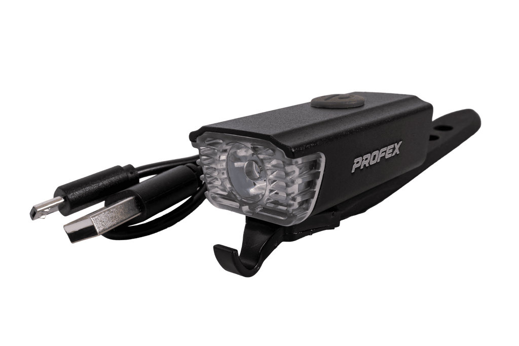 Lampă frontală pentru bicicletă PROFEX 82004 Pro Alu Li-Pol USB