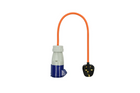 Adaptor cu ștecher UK și priză CEE 16A ProPlus 373522 cablu 40cm