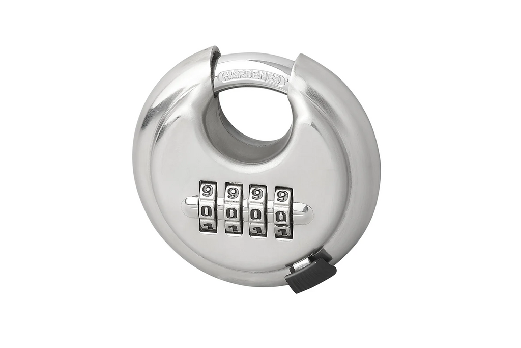 Lacăt rotund cu combinație, lacăt cu inele ProPlus 341317 și cod 70 mm