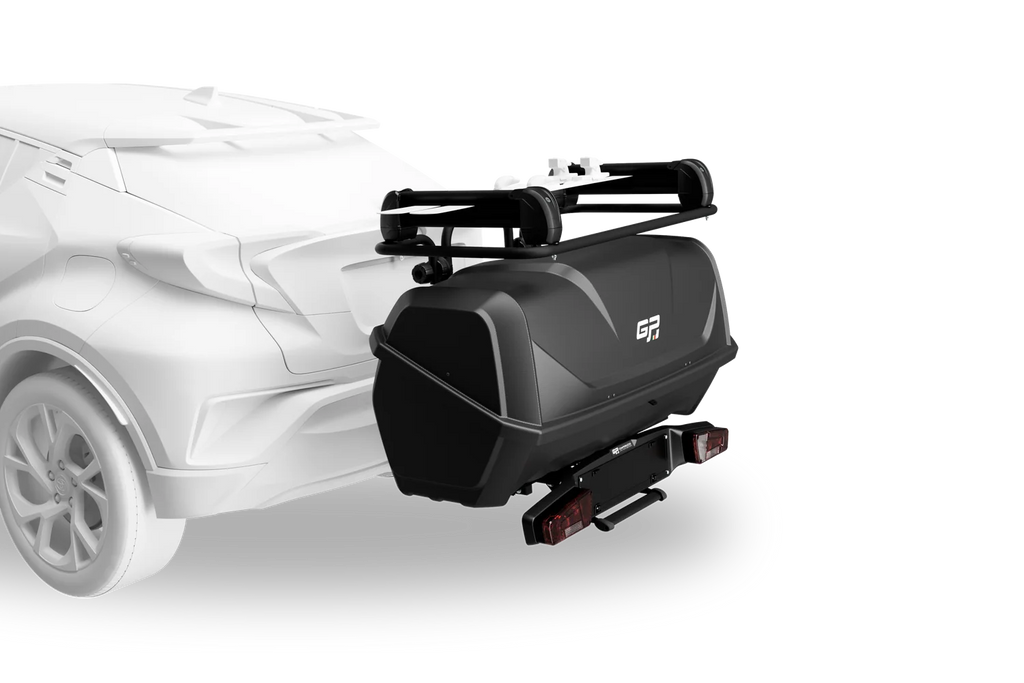 Platformă de remorcare GP Saturn cu cutie și suport pentru schiuri (23.GP023-23.GP019-23.GP1000)