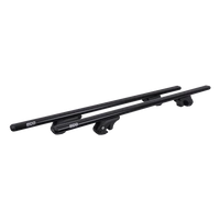 Portbagaj de plafon Eco Alubase 120 - suport universal din aluminiu pentru șine deschise (negru)