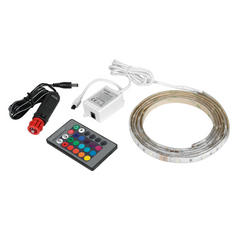 Bandă LED RGB cu bandă autoadezivă LAMPĂ 12/24V 200 cm