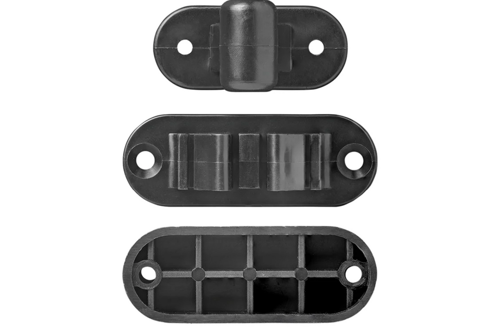 Zăvor de ușă pentru rulote și autorulote ProPlus 362622V02BK, mâner negru cu arc pentru fixarea ușii