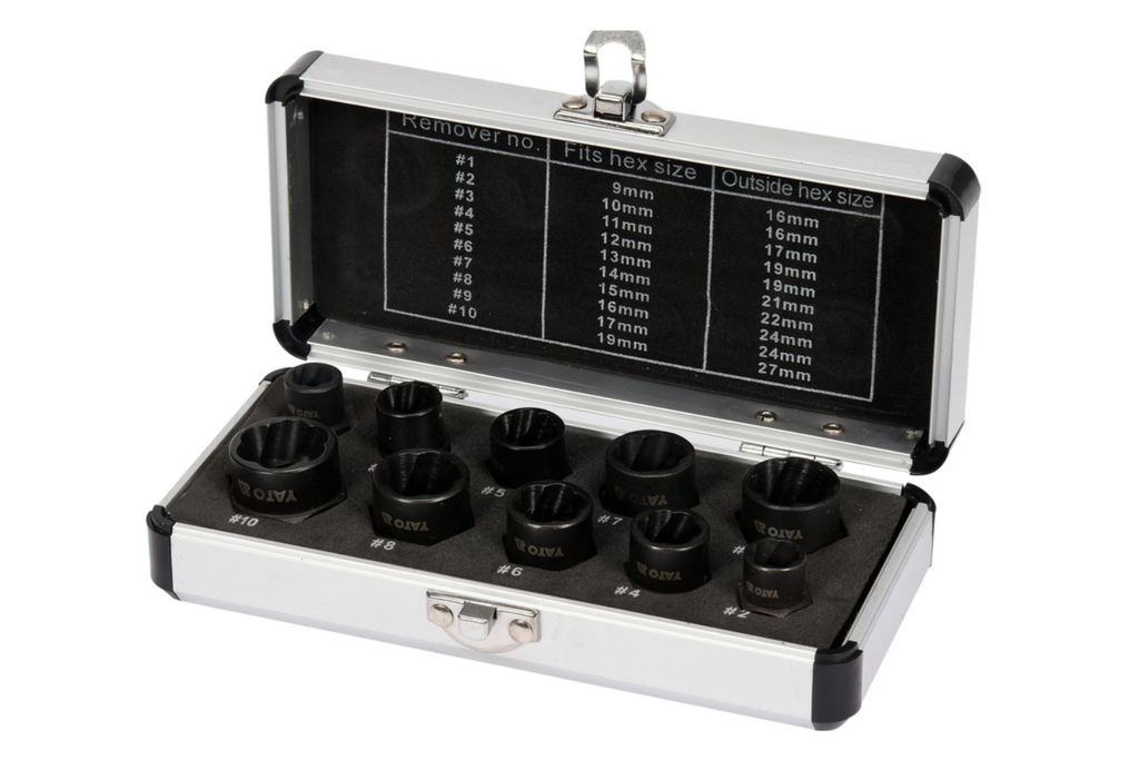 Extractoare de șuruburi YATO YT-06031 9-19mm 10 buc.