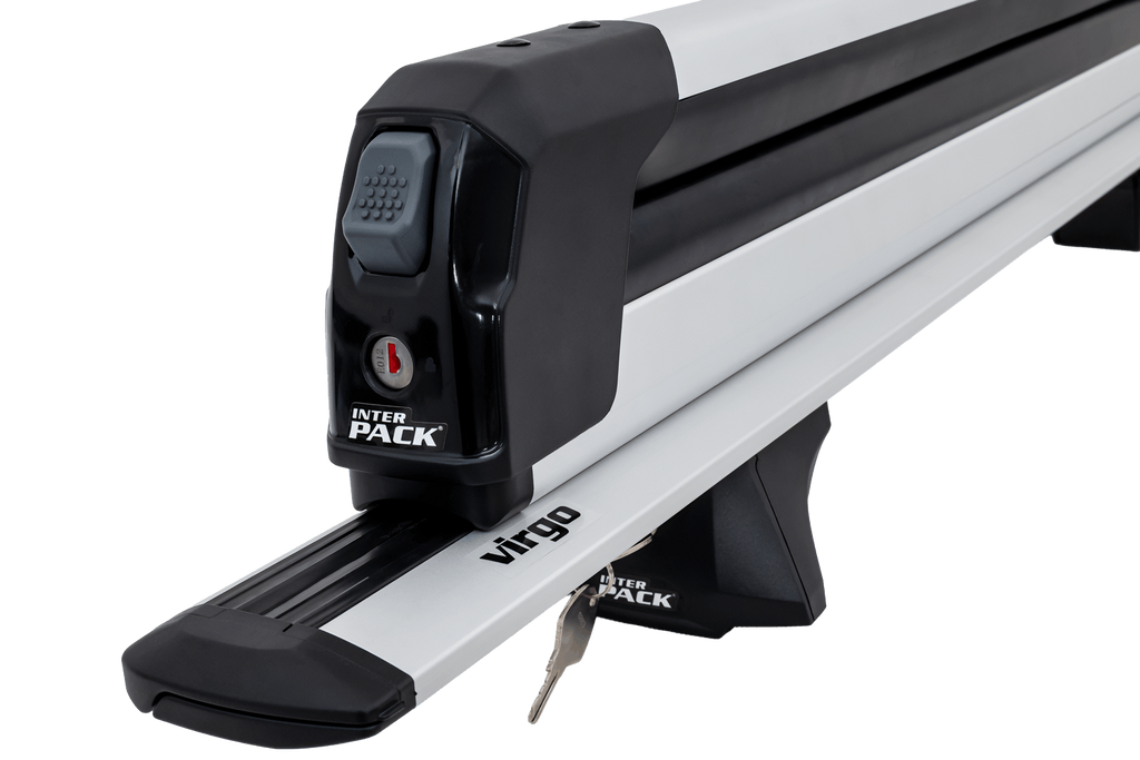 Inter Pack Frostline 6 - suport extensibil din aluminiu pentru 6 perechi de schiuri sau 4 snowboarduri