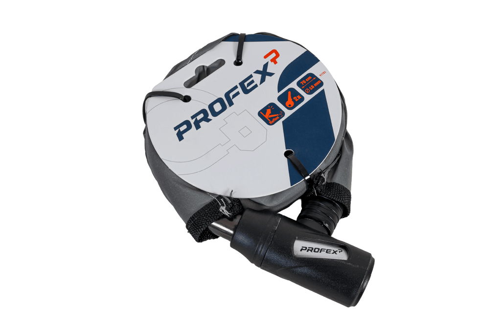 Lacăt de bicicletă PROFEX Reflex Steel Armor, lungime 70 cm