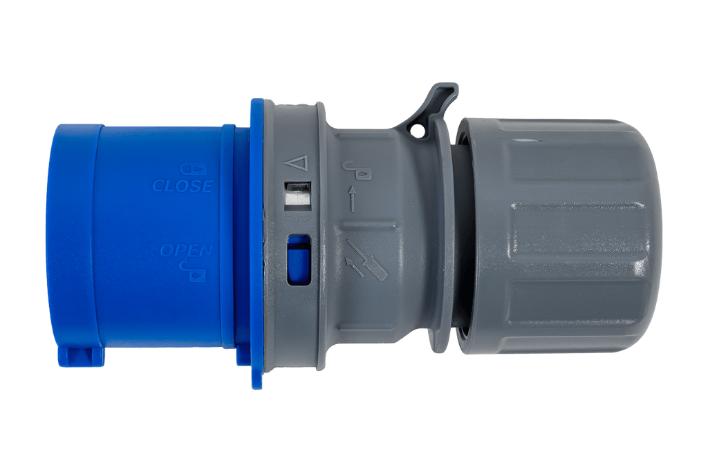 Ștecher electric MANTES 3P, mufă mascul, portabil, 16A, 230V