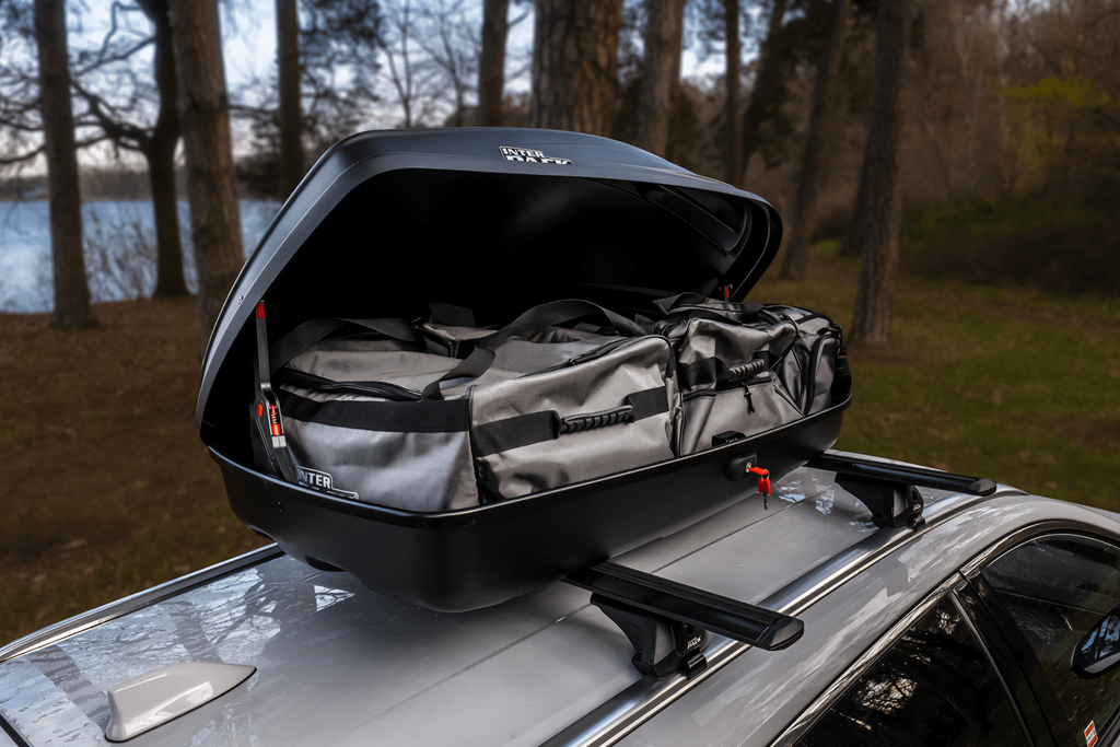 Cutie de portbagaj Inter Pack Stella 370, negru mat