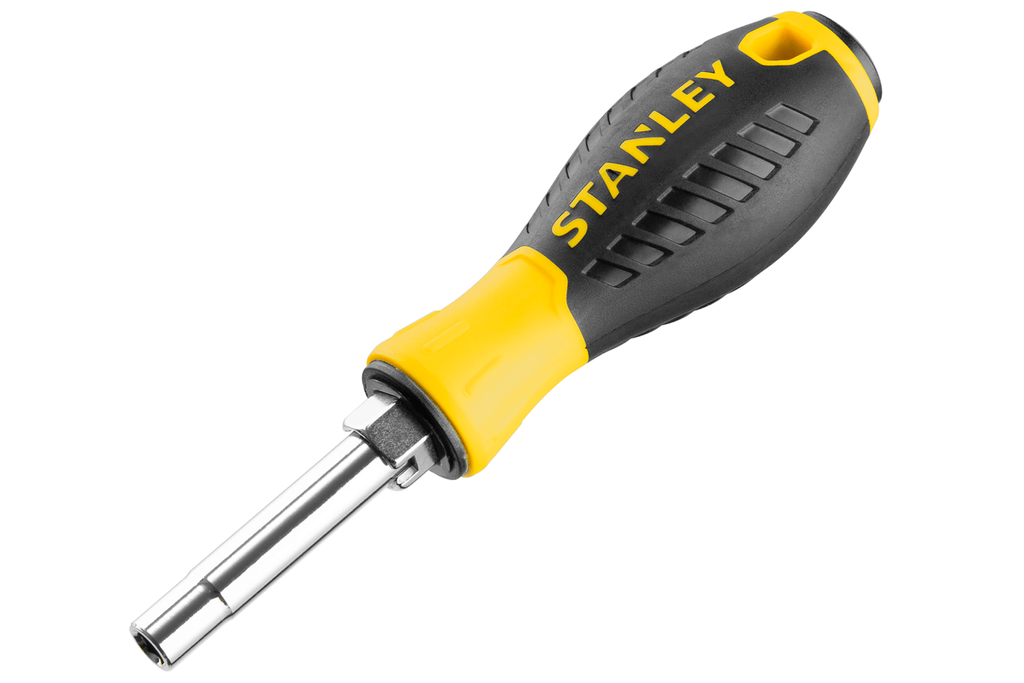 Șurubelniță STANLEY cu 6 capete, 3 biți / 6 vârfuri