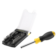 Șurubelniță STANLEY MULTIBIT cu 34 de piese și set de biți
