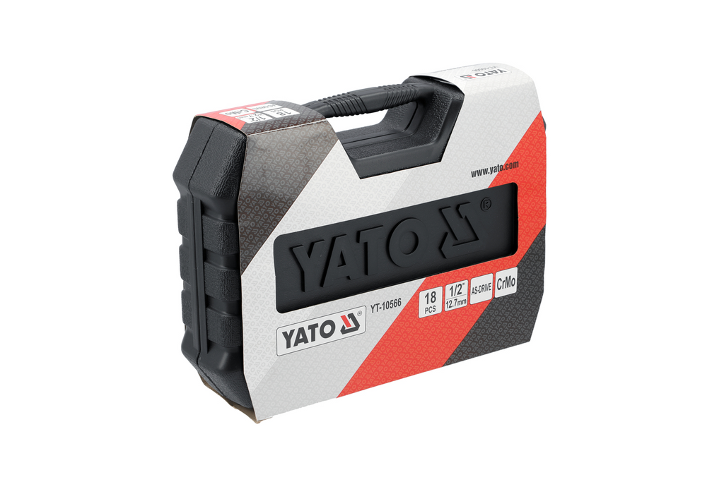 YATO YT-10566 Set chei tubulare de impact de 1/2″, 18 piese