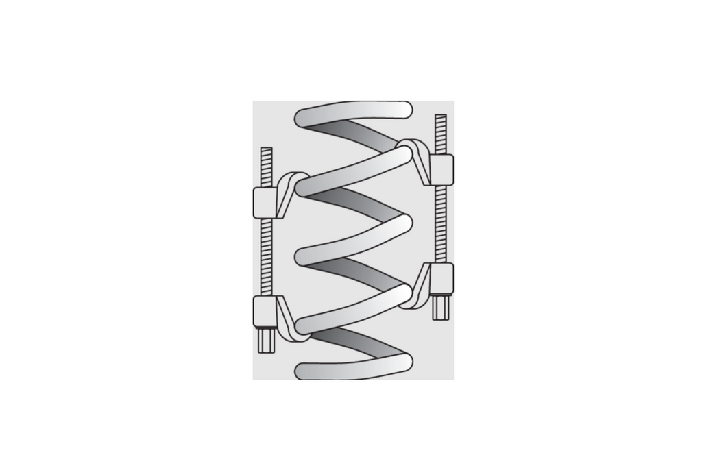 Compresoare cu arcuri YATO YT-2544 82x370mm 2 buc.