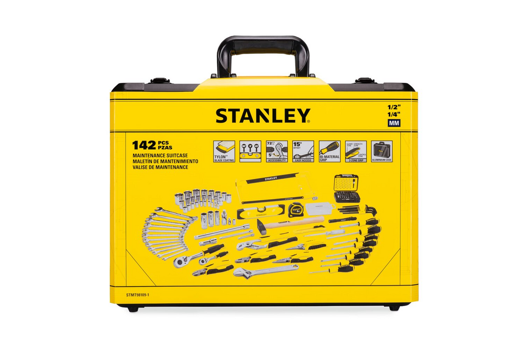 Trusă de service STANLEY STMT98109-1, cutie de scule, 142 buc.
