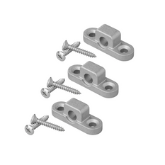 Set de trei inele metalice orizontale pentru copertina ProPlus, suporturi de montare a cadrului copertinei