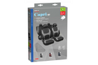 Set huse auto LAMPA Capri negru/gri, pentru scaunele față și spate