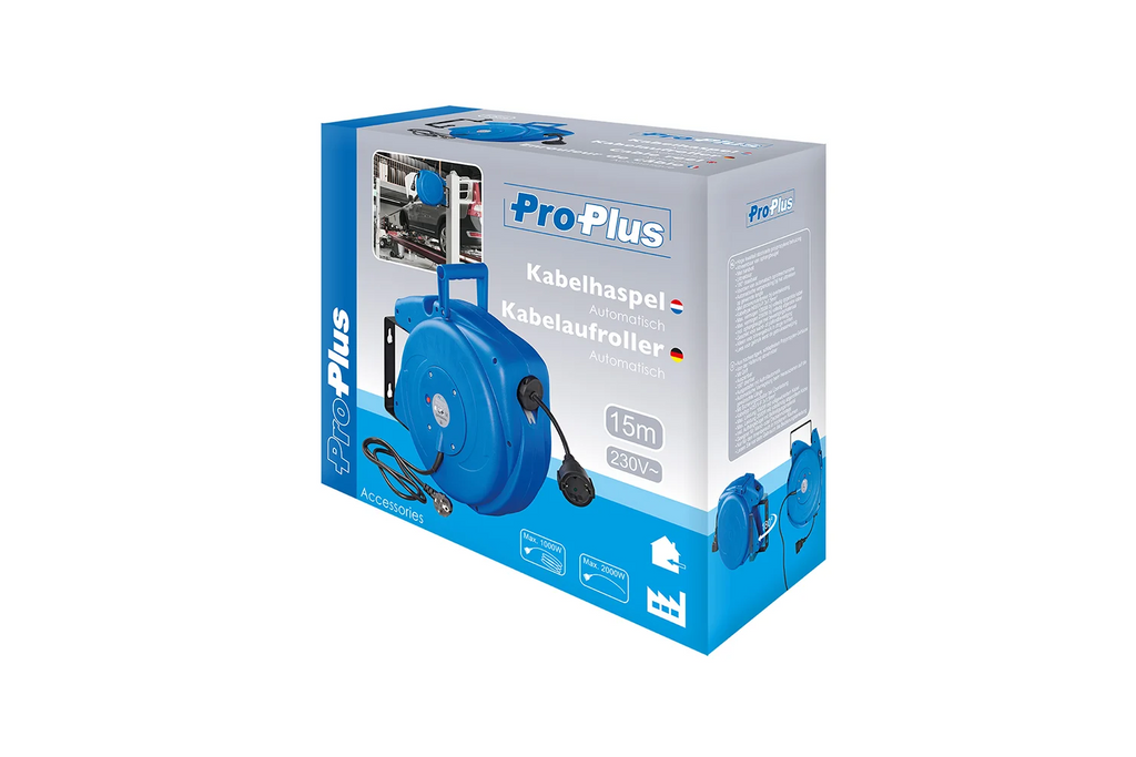 Cablu de derulare automată ProPlus 580786, cablu de 15 m