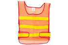 Vestă reflectorizantă HERMON XXL portocalie cu velcro lateral