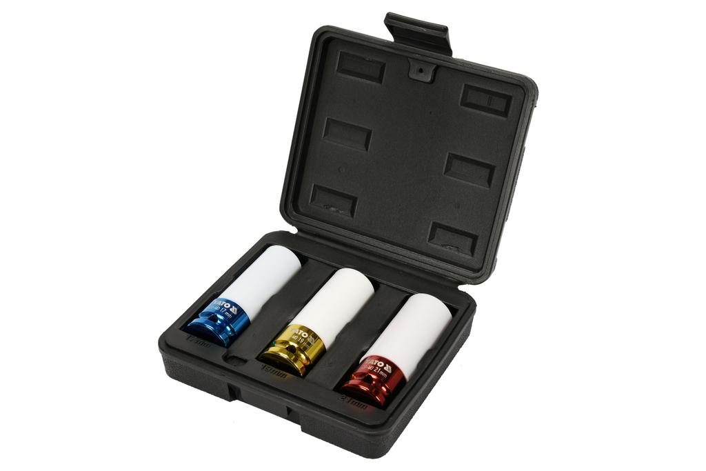 Chei tubulare de impact pentru jante din aluminiu YATO YT-1056 17-21mm 3 buc.