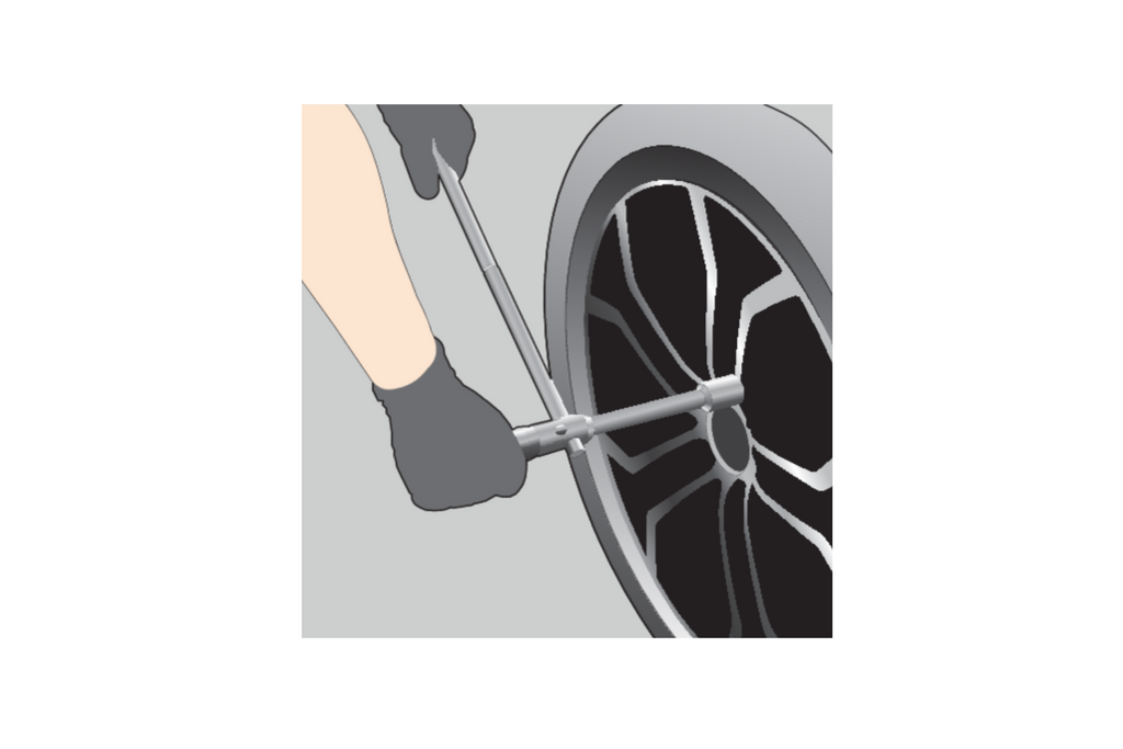 Cheie pliabilă pentru roți auto în cutie YATO YT-08035, chei tubulare 17-23 mm