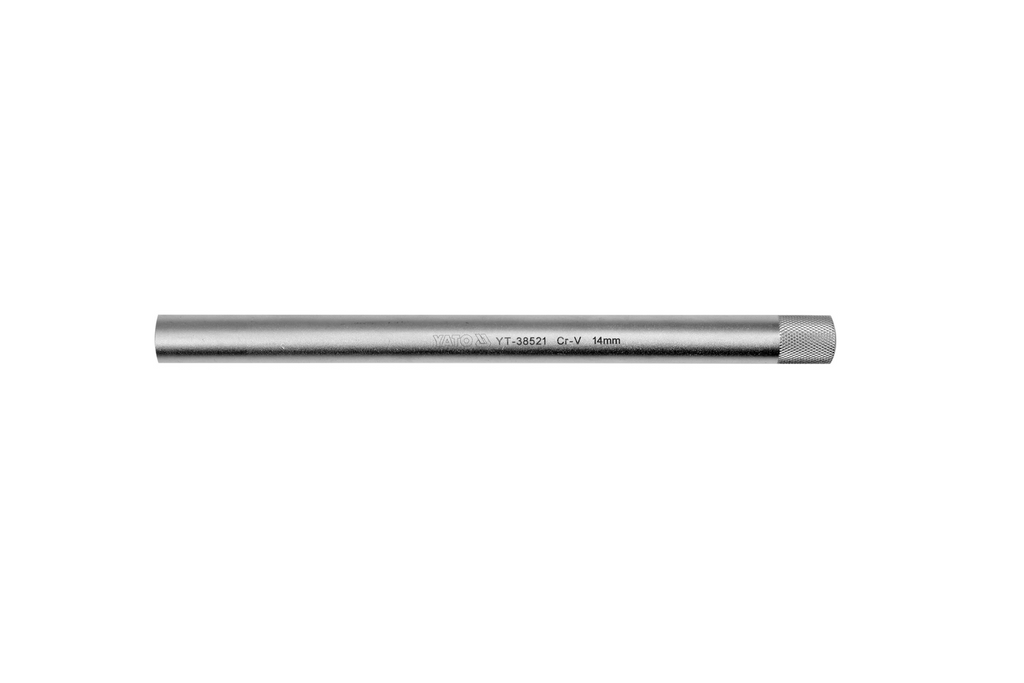 Cheie tubulară bujie 14mm YATO YT-38521 extra lungă 250mm 3/8″