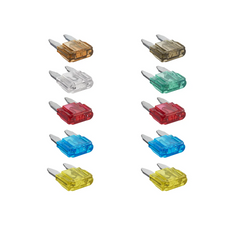 Siguranțe mini tip lamă ProPlus 490371S mixte 12V/24V, set de 10 buc.
