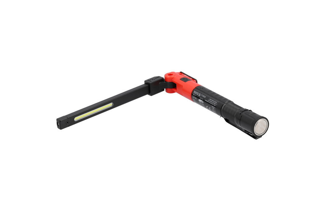 Lampă de atelier + lanternă YATO YT-08525 LED subțire 350lm