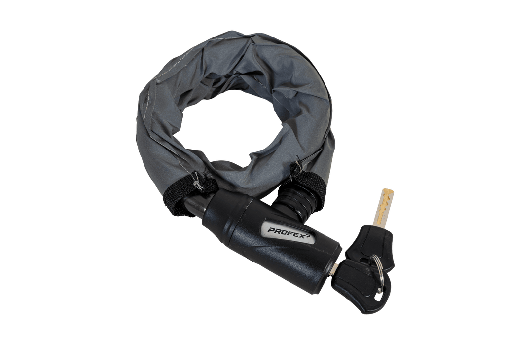 Lacăt de bicicletă PROFEX Reflex Steel Armor, lungime 70 cm