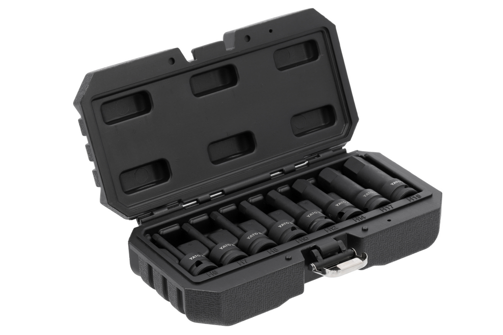 Chei tubulare cu impact hexagonale YATO YT-1066 6-19mm 8 buc.