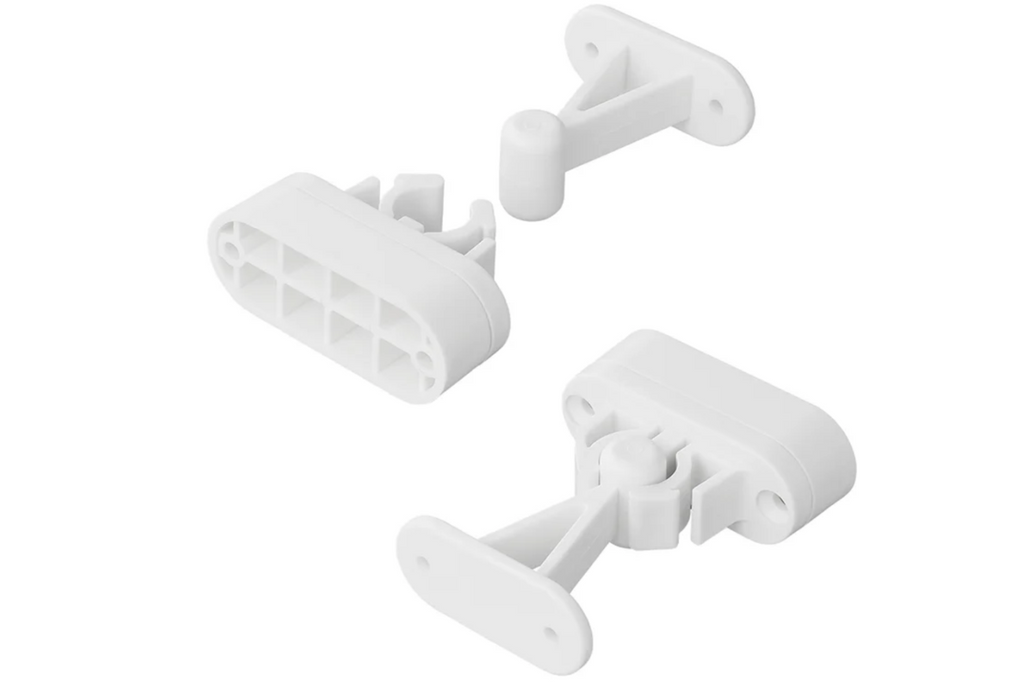 Zăvor de ușă pentru rulote și autorulote ProPlus 362622V02, mâner alb cu arc pentru fixarea ușii