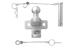 Cârlig de remorcare cu sferă și funcție dublă ProPlus 341216V01, 50 mm, 3500 kg