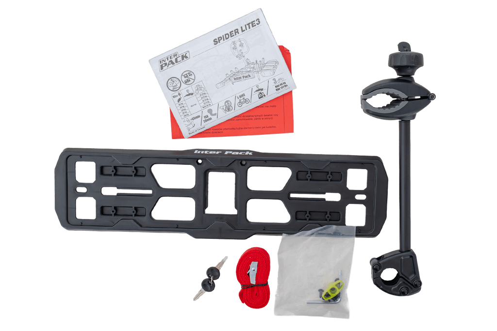 Inter Pack Spider 3 Lite - suport pentru 3 biciclete pe bara de remorcare 