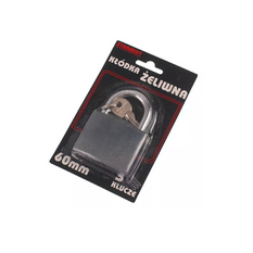 Lacăt din fontă 60mm HERMON, diametru ochi 8mm